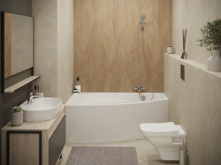 Акриловая ванна (150х90)  Santek Майорка  L  1WH111984