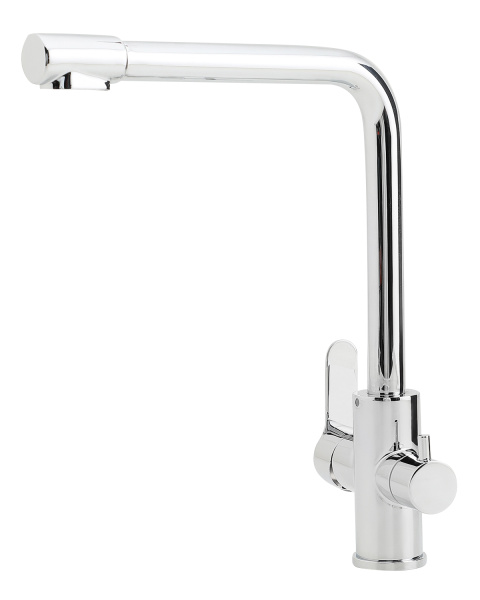 Смеситель для кухни однорычажный с каналом для питьевой воды Orange Steel M99-008crхром