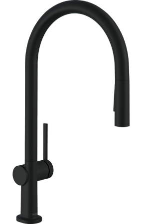Кухонный смеситель Hansgrohe Talis M54 72801670, чёрный матовый