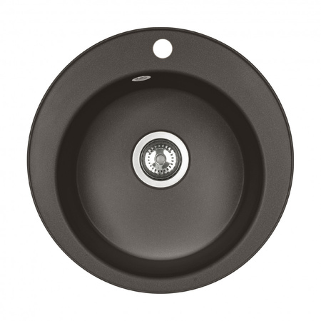 Кухонная мойка Aquaton Шелли 50 1A734732SS280 кофе