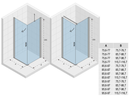 Душевой уголок (100х100) Riho Novik G003016120
