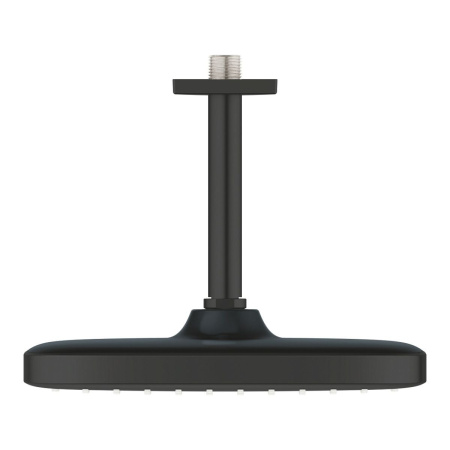 Верхний душ с кронштейном EcoJoy Grohe Tempesta 250 Cube 266882430 (черный матовый)