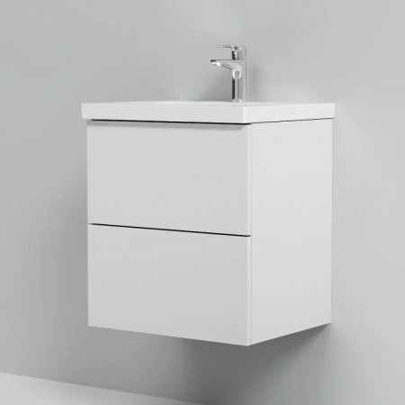 Тумба без раковины 50 см Am.Pm Gem M90FHX0502WG белый глянец