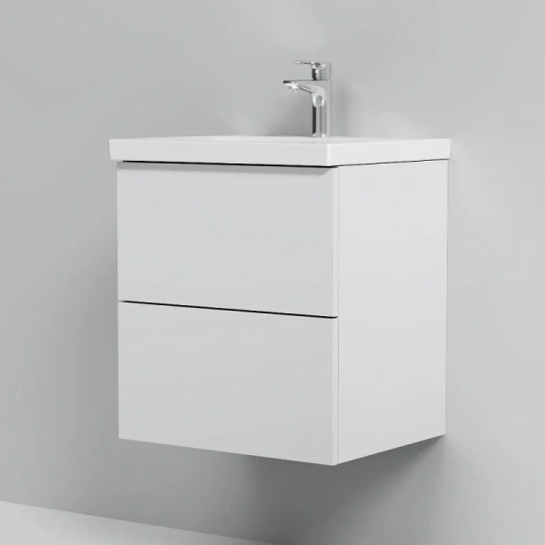 Тумба без раковины 50 см Am.Pm Gem M90FHX0502WG белый глянец
