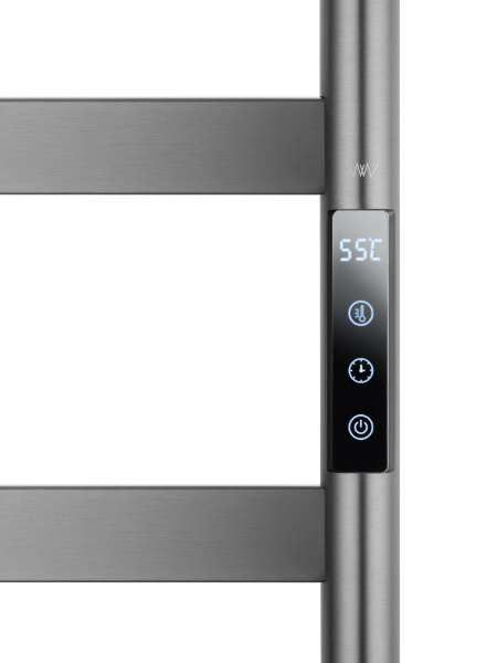 Полотенцесушитель электрический WONZON & WOGHAND DÜSSELDORF, темный графит WW-A204-GM Полотенцесушитель электрический WONZON & WOGHAND DÜSSELDORF, темный графит WW-A204-GM