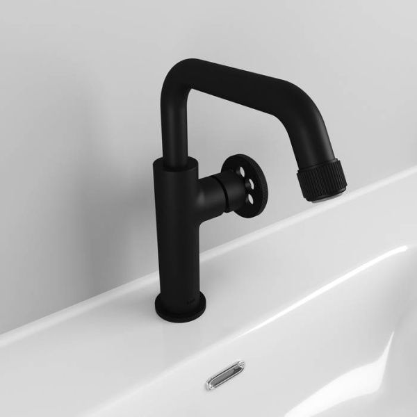 Смеситель для умывальника черный IDDIS Grange (GRABLR0i01)