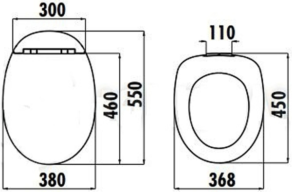 Унитаз безободковый напольный Creavit Foglia FG350-11CB00E-0000