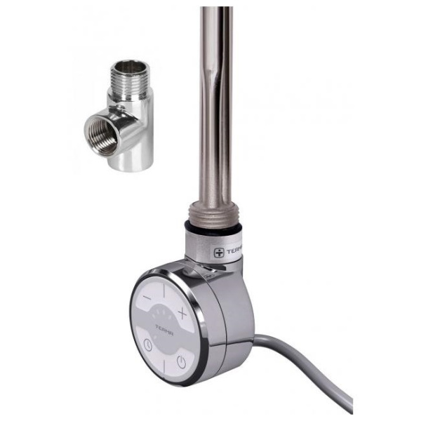 Электро-ТЭН MOA-400Вт (Хром) подключение с помощью кабеля/скрытое подключение