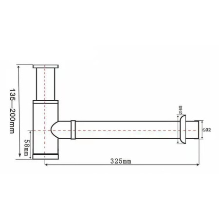 Сифон для раковины SantiLine SL-116