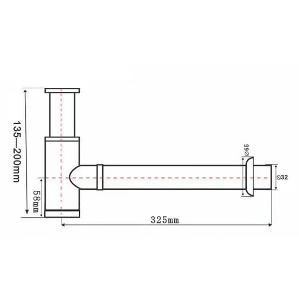 Сифон для раковины SantiLine SL-116