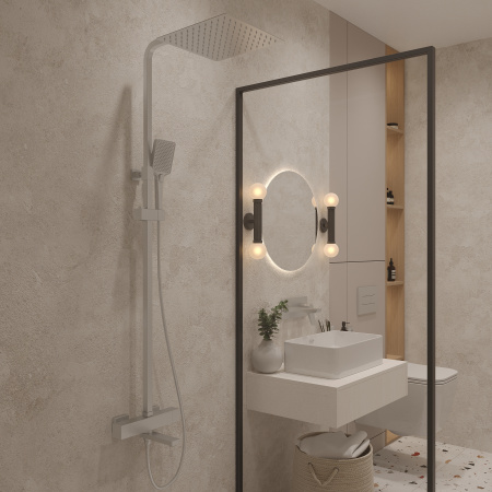 Душевая система с термостатом Oliveeka DOL-739901-CR, хром