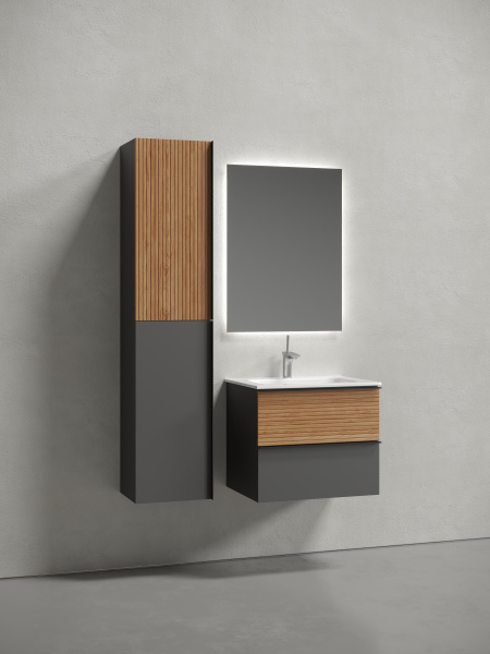 Тумба под раковину Sancos  Delta DL60GR дуб красный