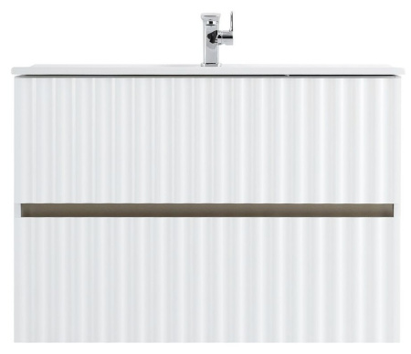База под раковину Art&Max Еlegant AM-ELEGANT-800-2C-SO-BM-LED Белый матовый