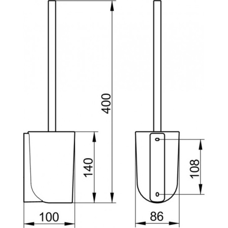Туалетный ершик Keuco Elegance 11669019000