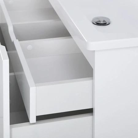 База под раковину (79х37) BelBagno ETNA-M-800/380-1C-SO-BL Bianco Lucido