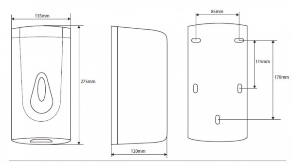 Автоматический диспенсер пены Bemeta Hotel 121209032