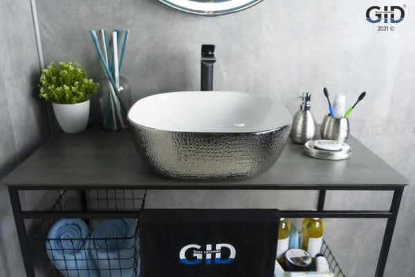 Раковина накладная (42,5х42,5) Gid D1301h021