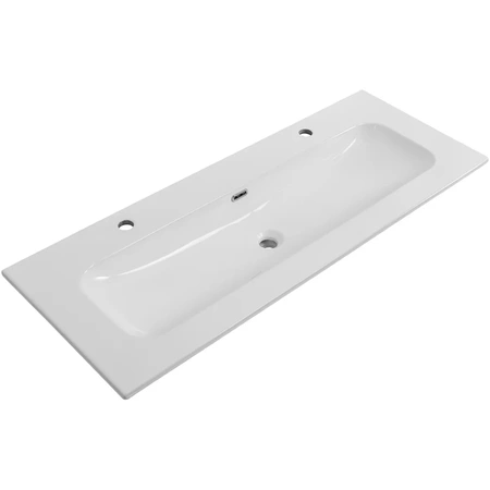 Керамическая раковина с двумя отверстиями под смеситель CEZARES CZR-8073-120-1-2