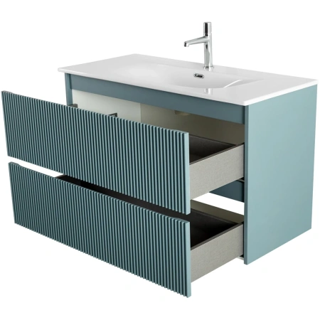 Тумба под раковину 120 BelBagno Uno UNO-1200-2C-SO-AO голубой матовый, без раковины