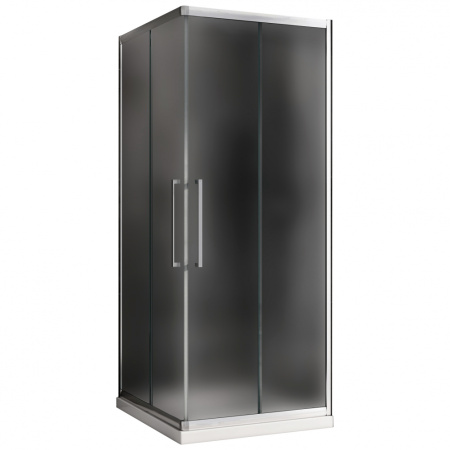 Душевой уголок (100х100) ABBER Schwarzer Diamant AG02100MH хром