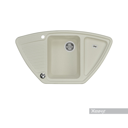 Кухонная мойка Aquaton Лория 1A715032LR240 жемчуг