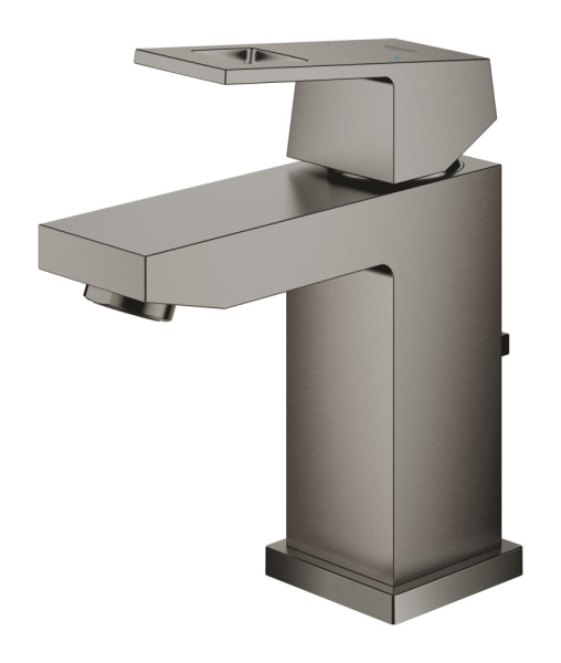 Смеситель для раковины однорычажный Grohe Eurocube 23127 AL0 (23127AL0) темный графит матовый