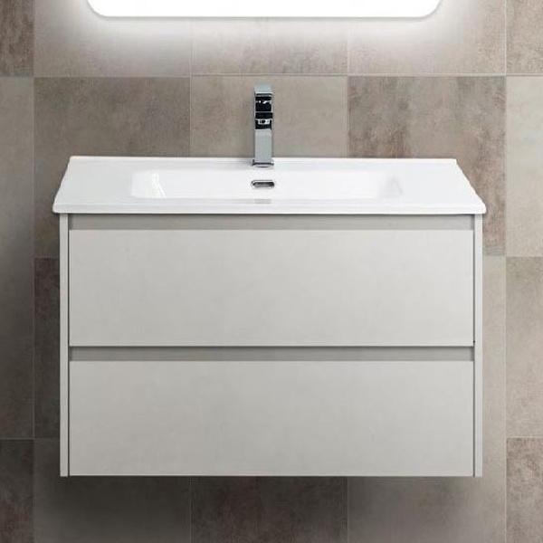 База под раковину подвесная BelBagno KRAFT-800-2C-SO-BO Bianco Opaco