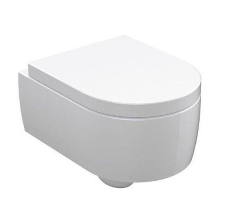 Подвесной унитаз Kerasan Flo 311501 белый, без сиденья