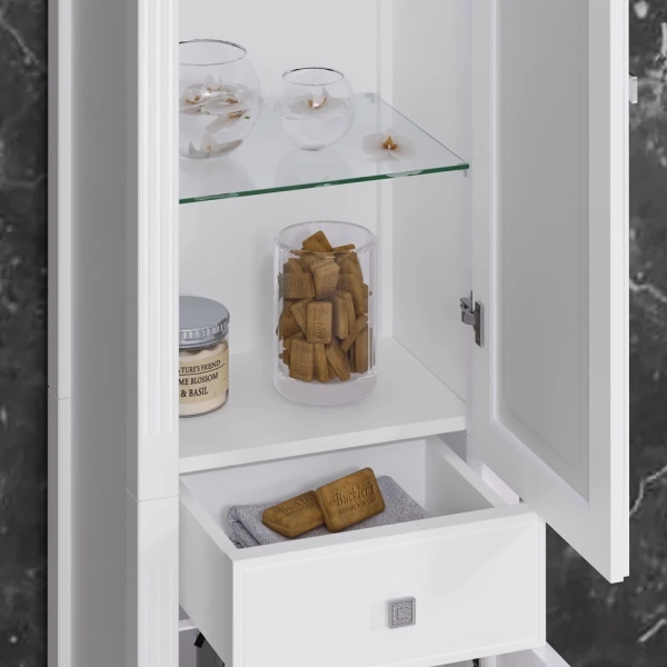 Пенал Opadiris Лаура, цвет белый без патины, правый Z0000012757