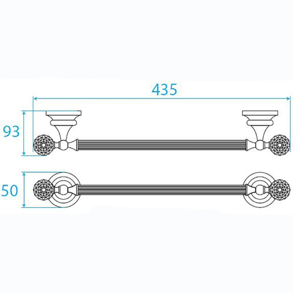 Полотенцедержатель Cezares Olimp OLIMP-TH05-01-Sw Полотенцедержатель Cezares Olimp OLIMP-TH05-01-Sw