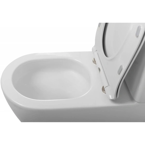 Чаша напольного безободкового унитаза BelBagno Sfera-R BB2141CP-TOR без бачка и сиденья