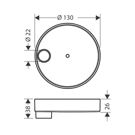 Мыльница Hansgrohe Cassetta C 28679000 хром