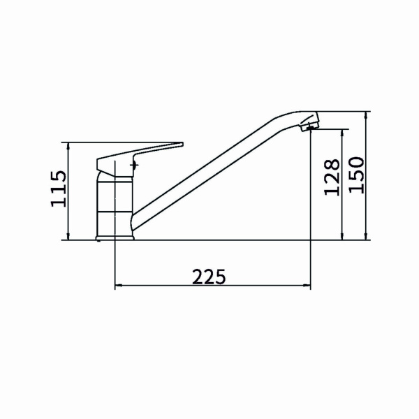 Смеситель для кухни FASHUN A4214-B Смеситель для кухни FASHUN A4214-B