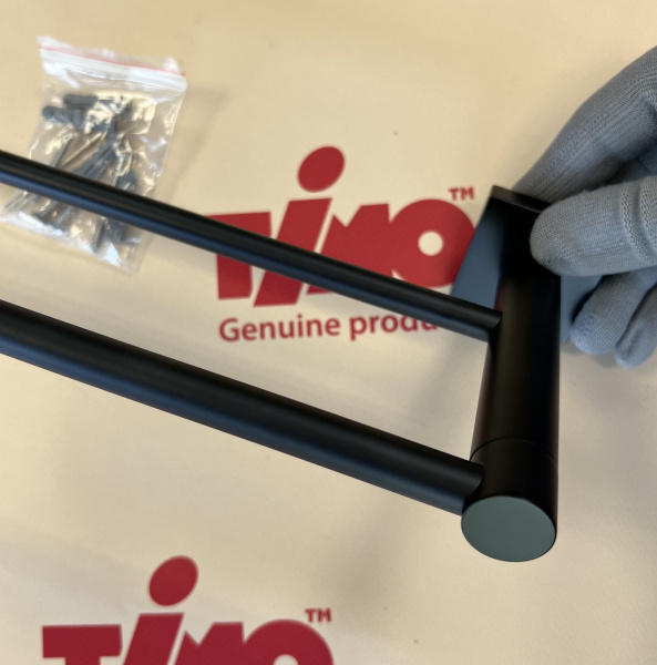 Полотенцедержатель двойной Timo Selene 12056/03 черный