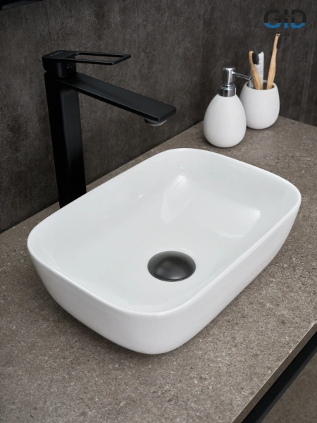 Раковина накладная (36х25) Gid N1334
