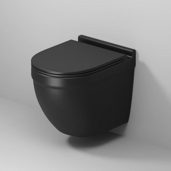 Унитаз подвесной безободковый Grossman  GR-4483BMSQ с сиденьем микролифт