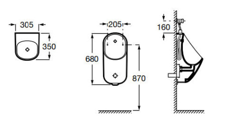 Писсуар Roca Proton 3590J2000