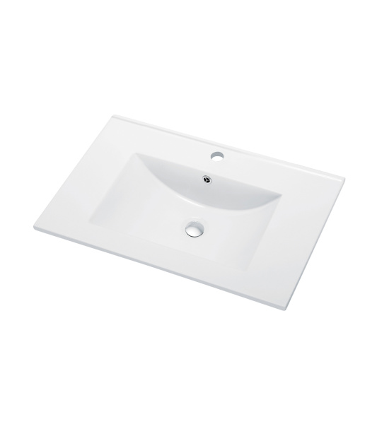 Раковина встраиваемая сверху (61,5х46,5) Orange  B03-610W белый глянец