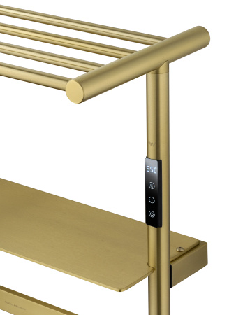 Полотенцесушитель электрический WONZON & WOGHAND DÜSSELDORF, брашированное золото WW-A208-BG