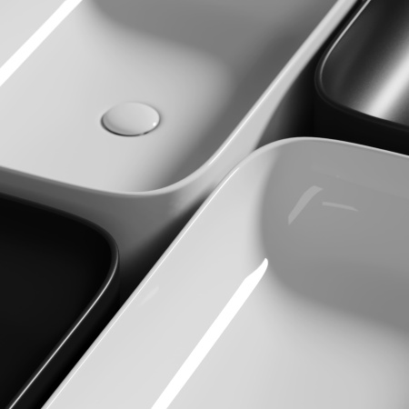 Раковина накладная (70,5х38) Ceramica Nova ELEMENT CN6054MW матовая