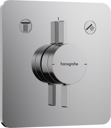 Смеситель для ванны Hansgrohe DuoTurn Q 75414000 хром
