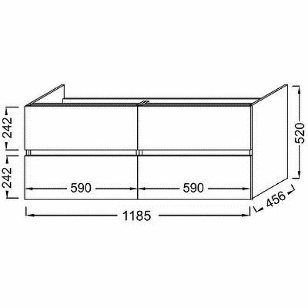 Тумба под раковину Jacob Delafon Tolbiac EB2384-J5