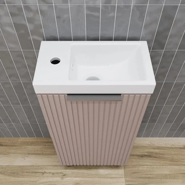 Тумба без раковины 40см Style Line Соло ЛС-00002429 санд пудровый