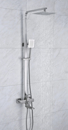 Душевая система с изливом Melana Cubo 610207