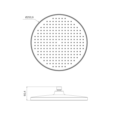 Верхний душ IDDIS Esper ESP25GRi64