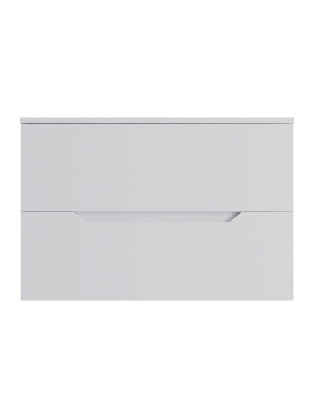 Тумба без раковины подвесная 70 столешница МДФ Orange Line Li-70TuwMDF  матовый белый