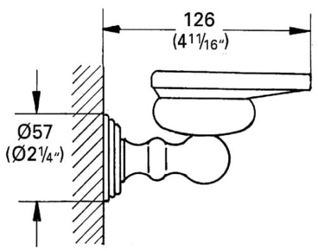 Xрустальная мыльница Grohe Sinfonia 40046 000