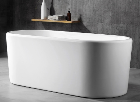 Акриловая ванна (170х70) ABBER AB9272-1.7 без гидромассажа, белый