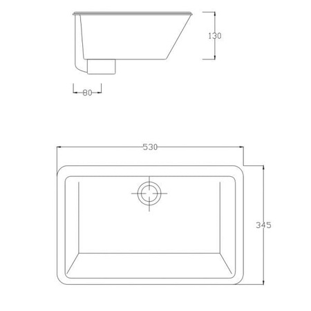 Раковина Artceram Gea GEL001 01 00 bi*0