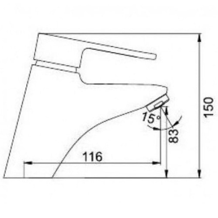 Смеситель для ванны Raiber Draygott R9605